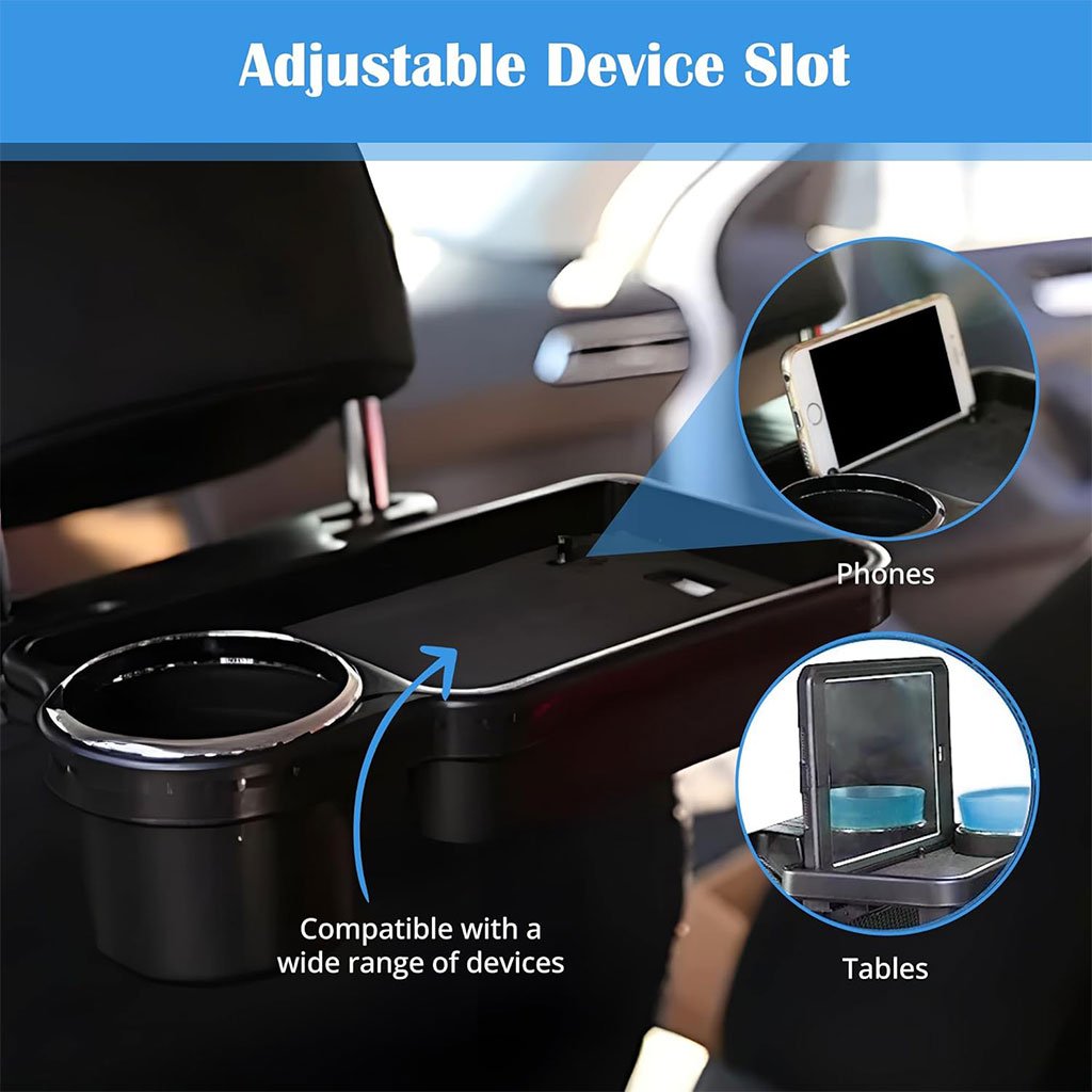 Porte-Gobelet de Voiture Pliable pour Dossier – Rangement Pratique et Compact image 7