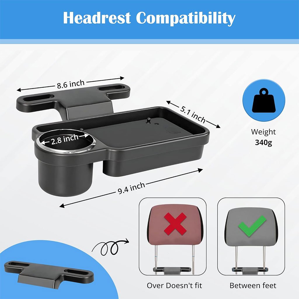 Porte-Gobelet de Voiture Pliable pour Dossier – Rangement Pratique et Compact image 3