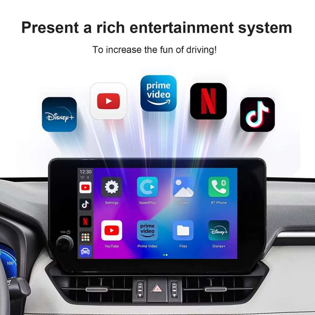 Boîtier CarPlay Sans Fil Android 13 – Multimédia et Streaming Intégrés image 5