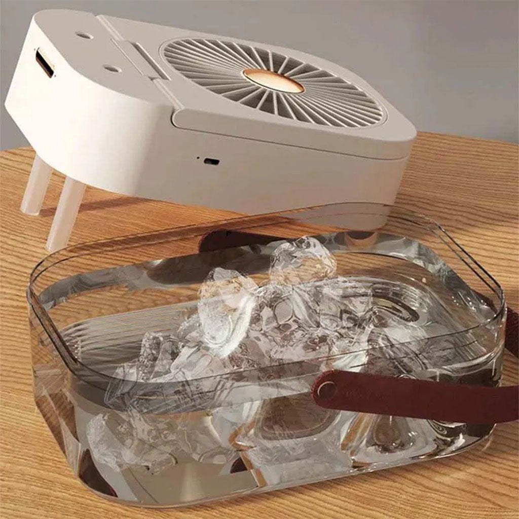 Ventilateur Brumisateur Portable à Double Buse avec Télécommande image 2