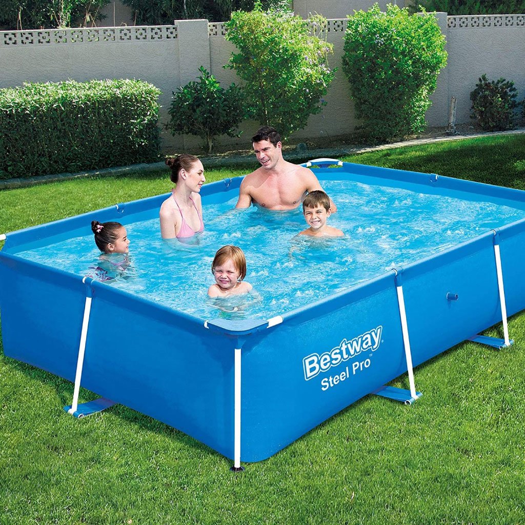 Piscine Tubulaire Steel Pro 259 x 170 x 61 cm Bestway – مسبح عائلي بإطار معدني قوي image 1