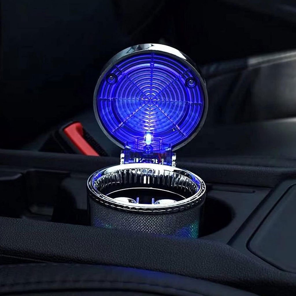 Cendrier de Voiture avec Support Amovible et Lumière LED image 1