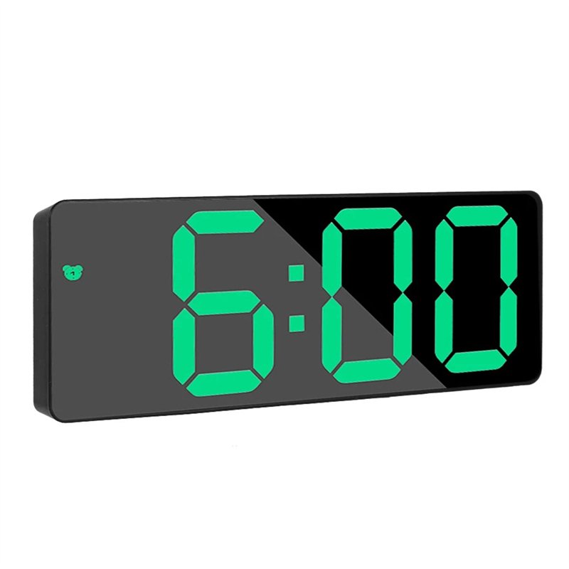 Réveil Numérique LED Ultra-Mince avec Affichage Réglable et Double Alimentation image 2
