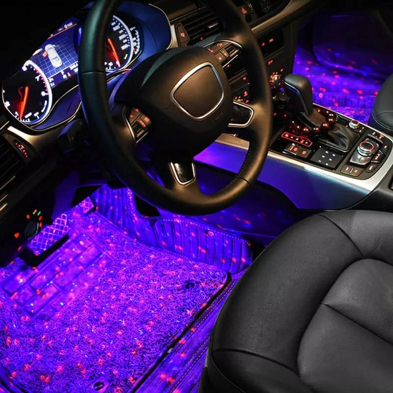 Éclairage LED Ambiance Étoilée USB – 4 Lumières Multicolores image 1