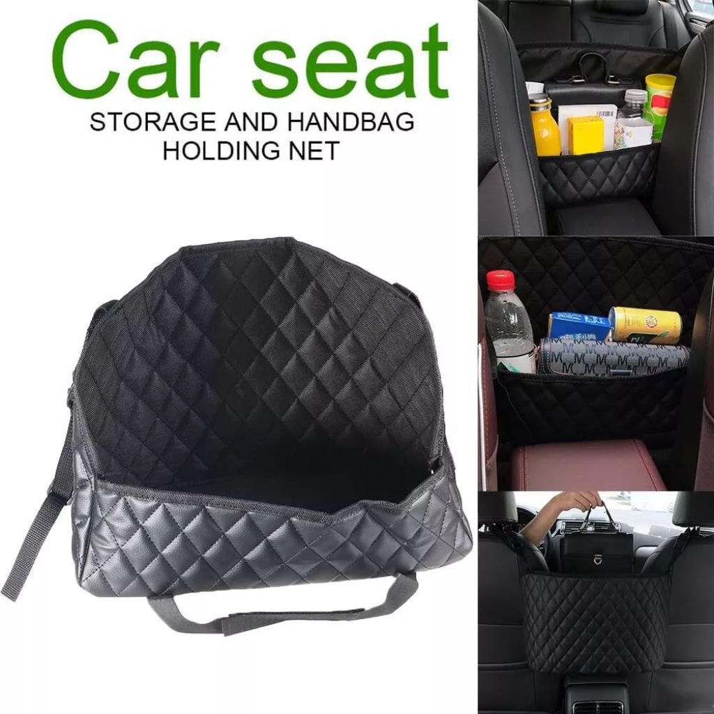 Sac de Rangement Suspendu entre Sièges – Filet Organisateur pour Voiture image 4