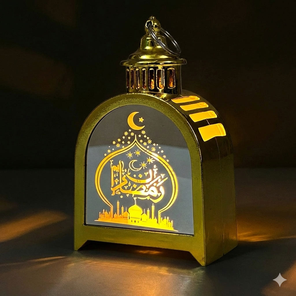 Décoration Ramadan Lumineuse Dorée – Ambiance Élégante & Spirituelle