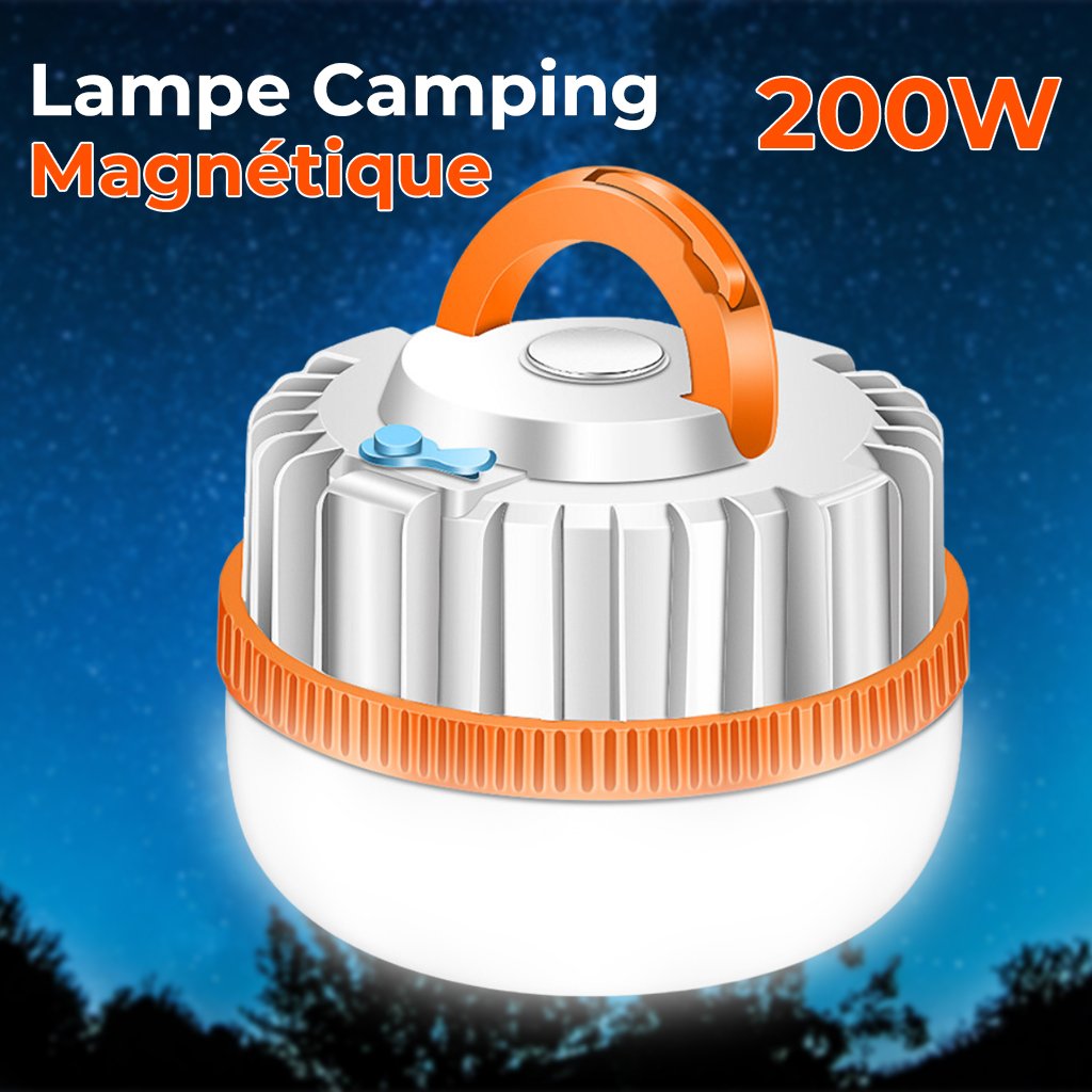 Lampe à Ampoule LED 200W pour Camping – مصباح تخييم بقوة 200 واط image 6