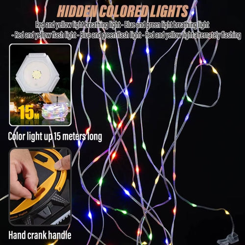 Bande LED 10 m Étanche 2-en-1 pour Camping شريط إضاءة بطول 10 متر، مقاوم للماء image 1