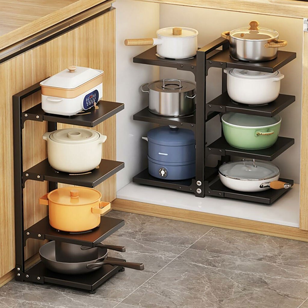 Organisateur Réglable pour Casseroles et Poêles – Rangement Robuste et Modulable pour Cuisine image 1
