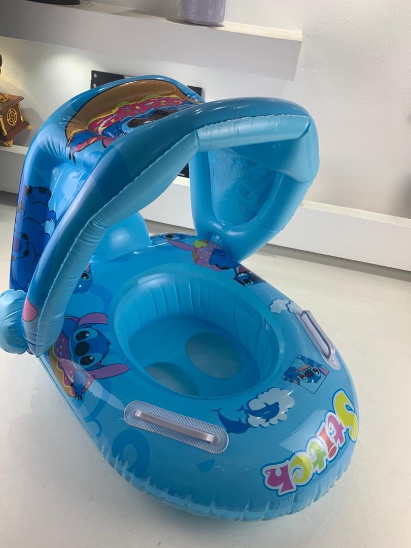 Bouée Bébé Gonflable avec Toit de Protection Solaire – عوامة سباحة قابلة للنفخ مع مظلة للأطفال image 8