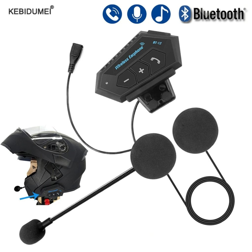 Casque Moto Bluetooth V4.2 – Mains Libres & Musique image 0