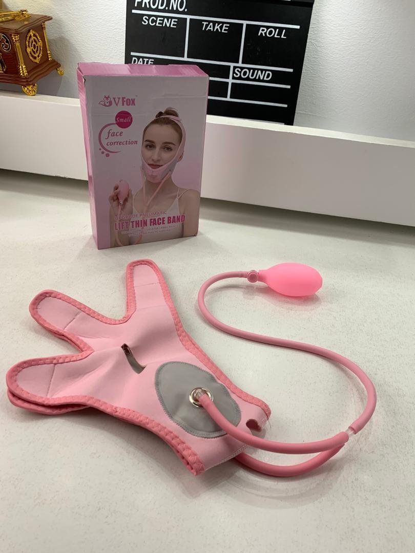 Bande de Lifting Visage Réutilisable en Tissu Élastique Respirant – حزام شد الوجه image 1