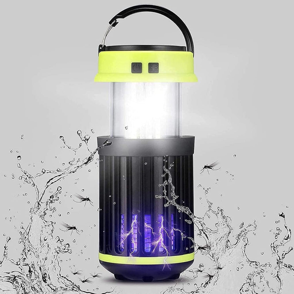 Lampe de Camping Solaire 3-en-1 avec Anti-Moustique UV et Éclairage Étanche image 2