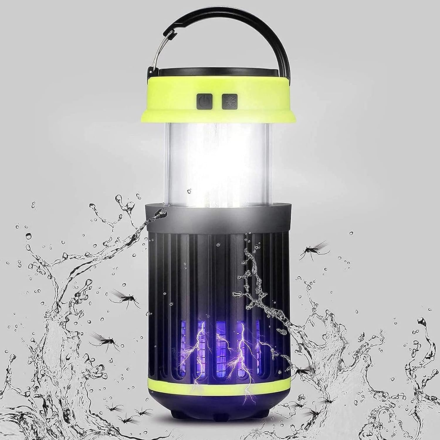 Lampe de Camping Solaire 3-en-1 avec Anti-Moustique UV et Éclairage Étanche image 2