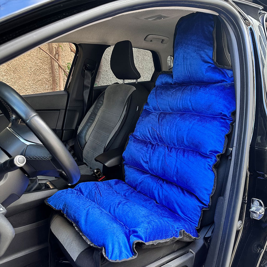 Coussin Siège Voiture Luxe Velours Confort Anti-Fatigue
