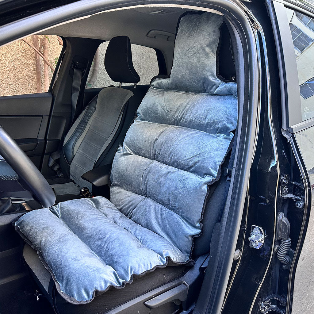 Coussin Siège Voiture Luxe Velours Confort Anti-Fatigue