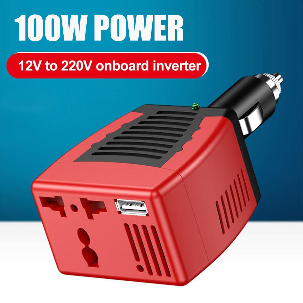 Convertisseur de Tension 100W 12V/220V – Compact et Portable