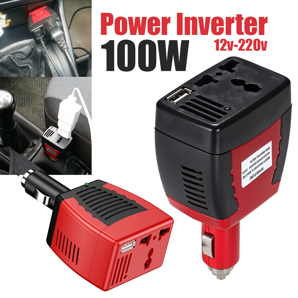 Convertisseur de Tension 100W 12V/220V – Compact et Portable