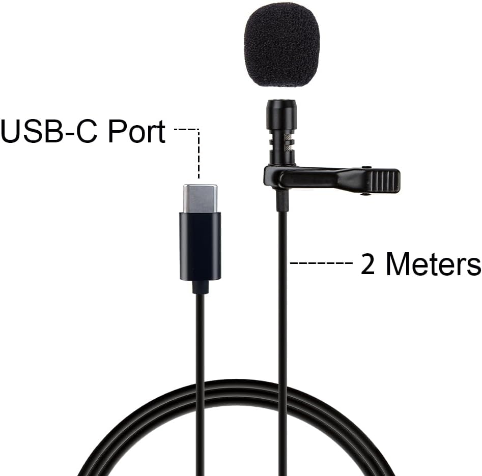 Micro-Cravate USB-C Crystal-Clear : Son Pro et Design Invisible