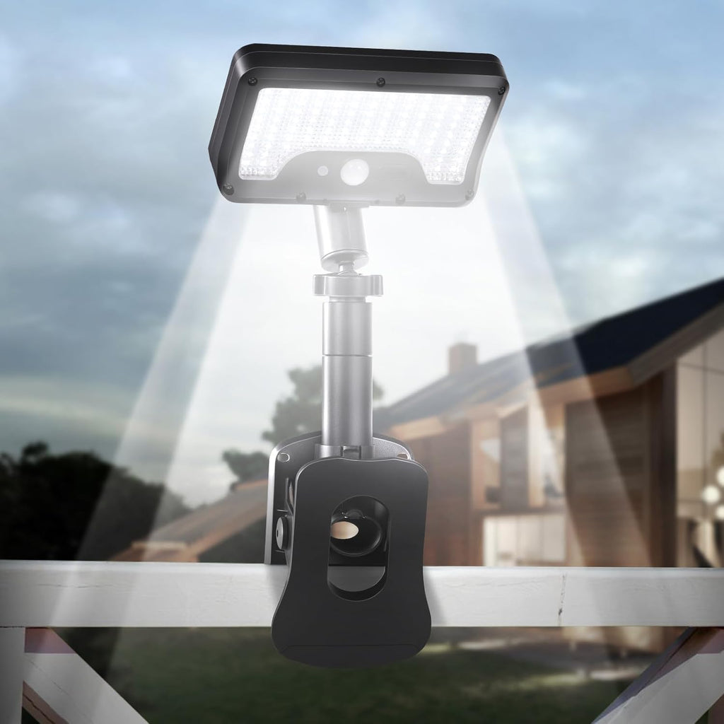 Projecteur Solaire Hybride 92 LED : Éclairage Puissant et Sécurité Intégrale