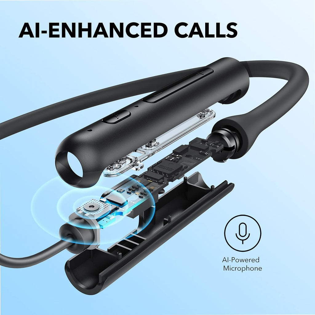 Écouteurs Neckband Pro : Autonomie Record et Basses Puissantes