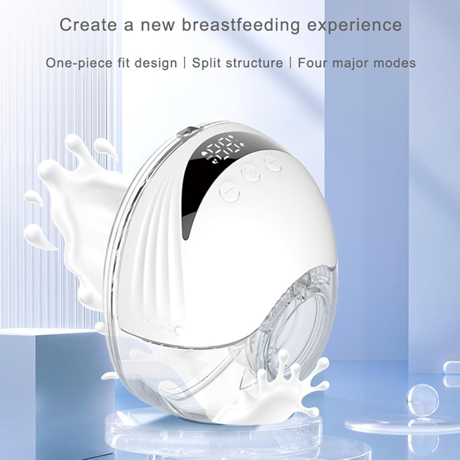 Tire-lait Portable Hands-Free : Liberté Totale et Écran Intelligent