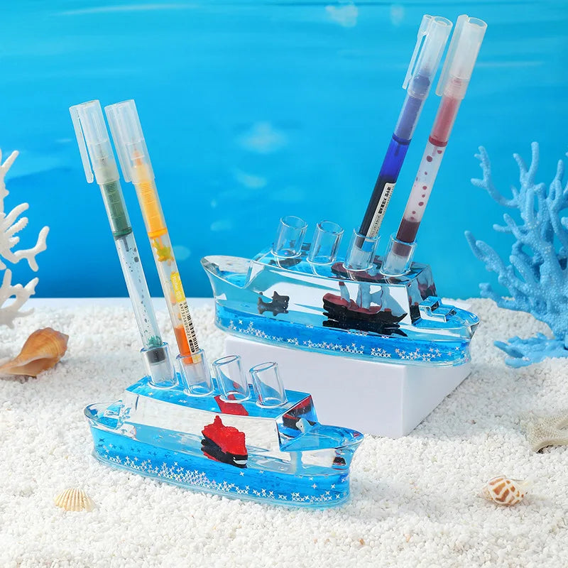 Décoration Fluide en forme de bateau : Sérénité et Magie Visuelle