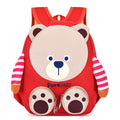 Sac à Dos "PAW PAW" Ours Adorable Rouge : Le Compagnon Idéal pour les Petites Aventures