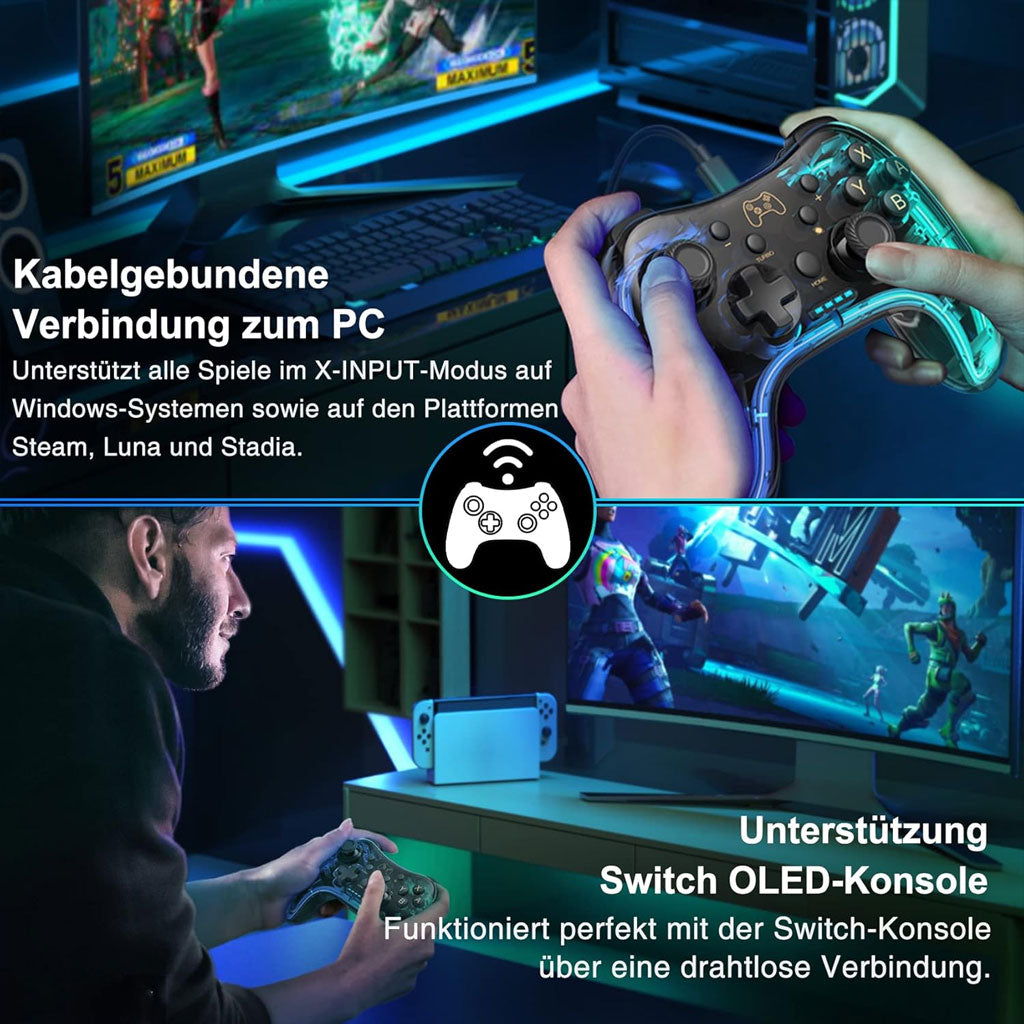 Manette Gaming Multi-Plateforme USB Plug & Play Turbo