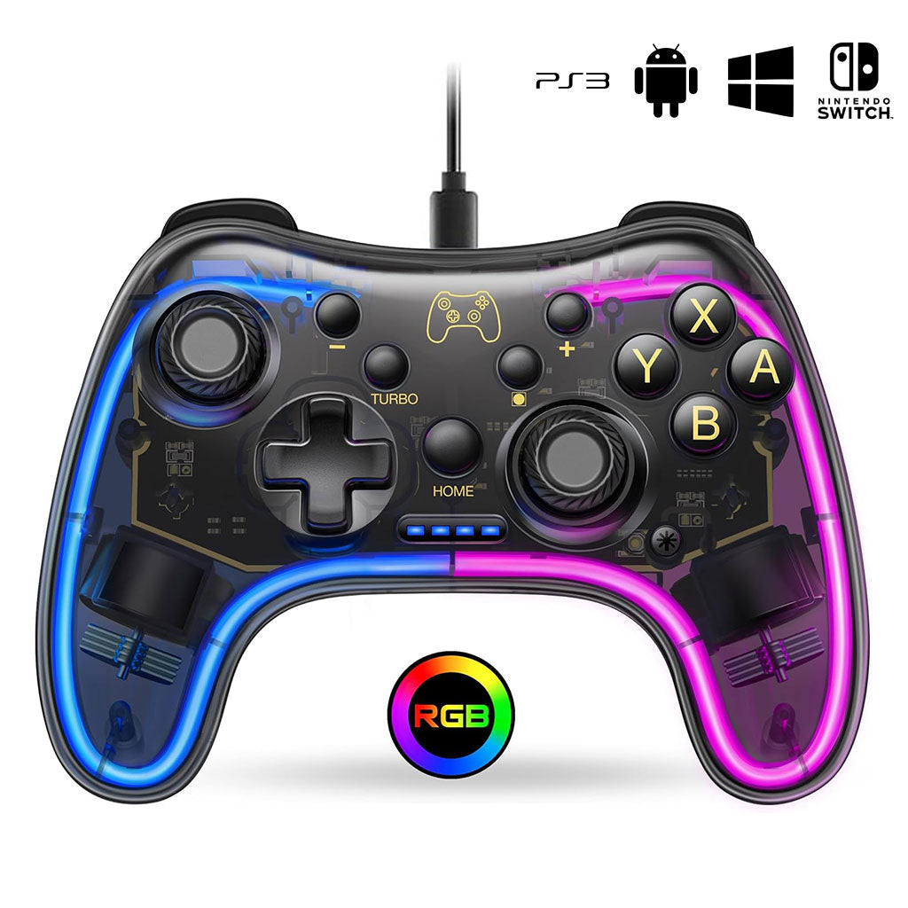 Manette Gaming Multi-Plateforme USB Plug & Play Turbo