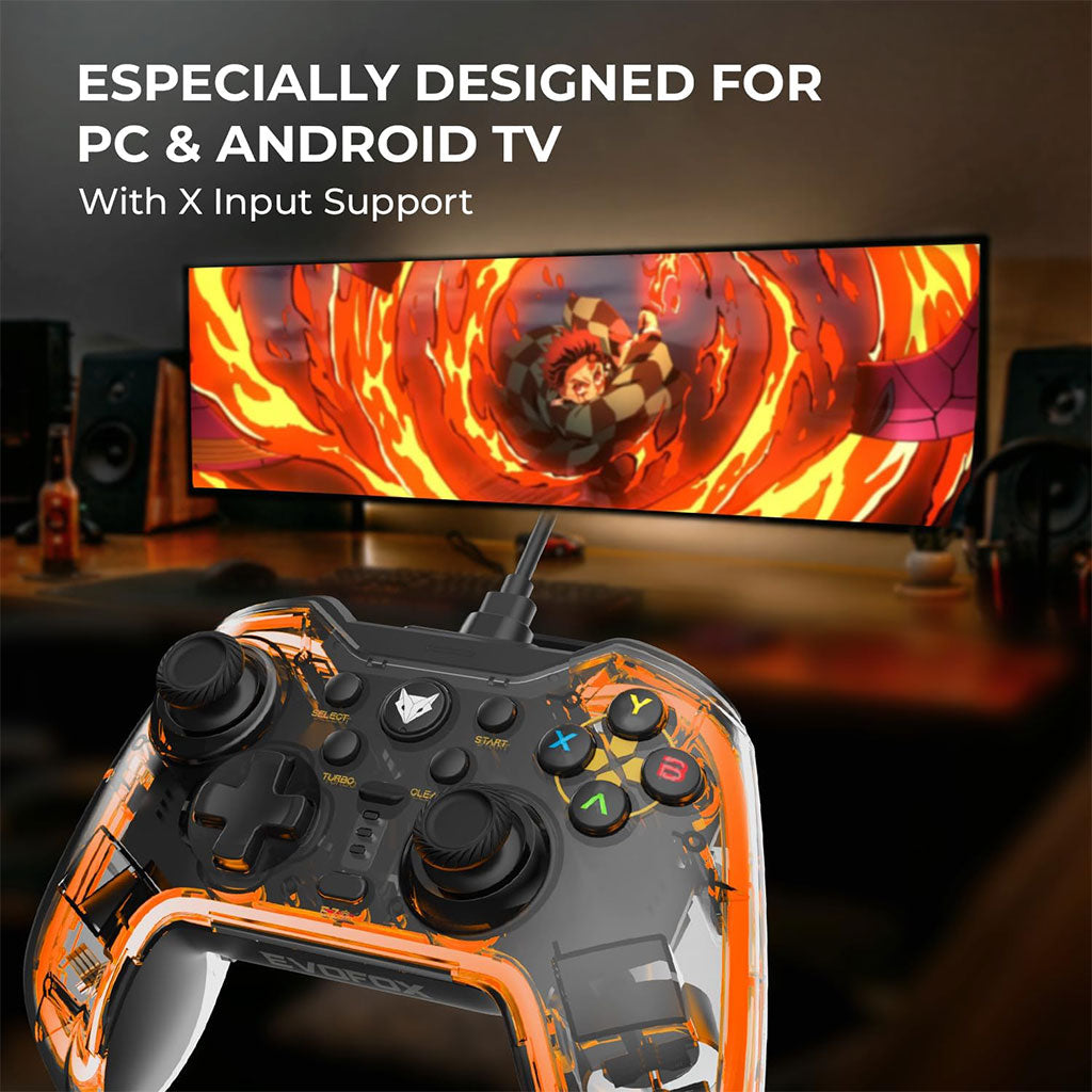 Manette Gaming Filaire RGB Elite X avec Macro