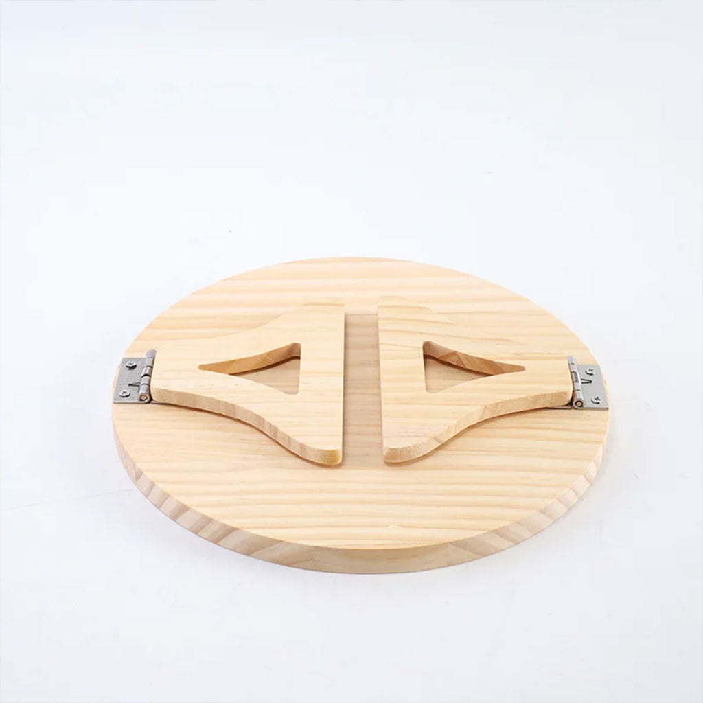 Plateau Accoudoir Canapé Pliable en Bois Naturel