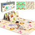 Tapis de Jeu Éducatif Pliable Humbi pour Bébé XPE Imperméable Double Face