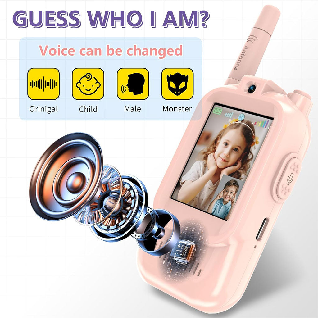 Walkie-Talkie Vidéo pour Enfants : Communication Visuelle en Direct
