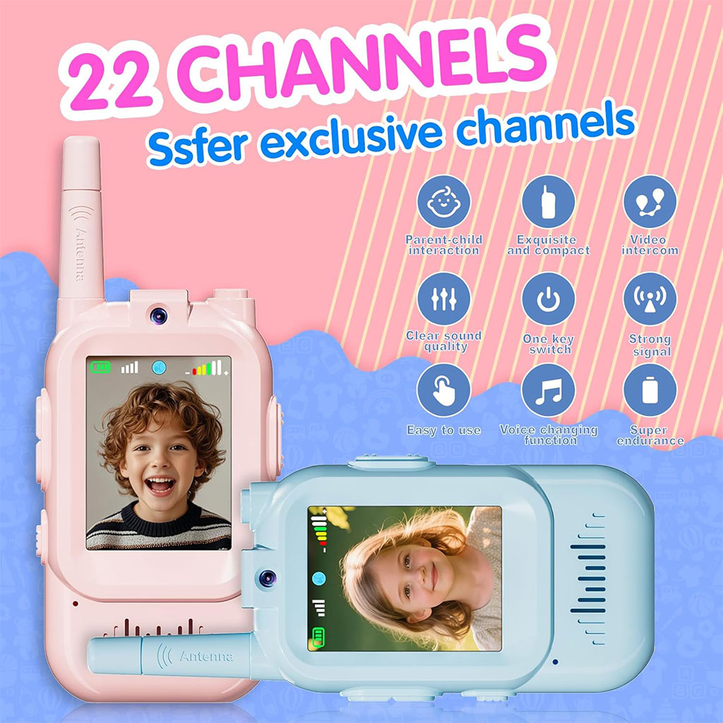 Walkie-Talkie Vidéo pour Enfants : Communication Visuelle en Direct
