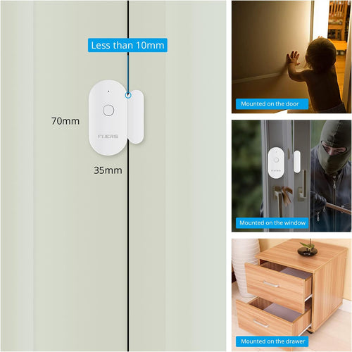 Capteur d'Ouverture WiFi TUYA : Sécurité Intelligente et Alertes Instantanées