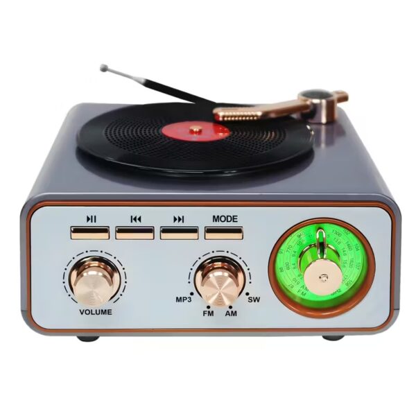Radio Bluetooth Vintage Haute Fidélité : L'Élégance Rétro au Service du Son Moderne